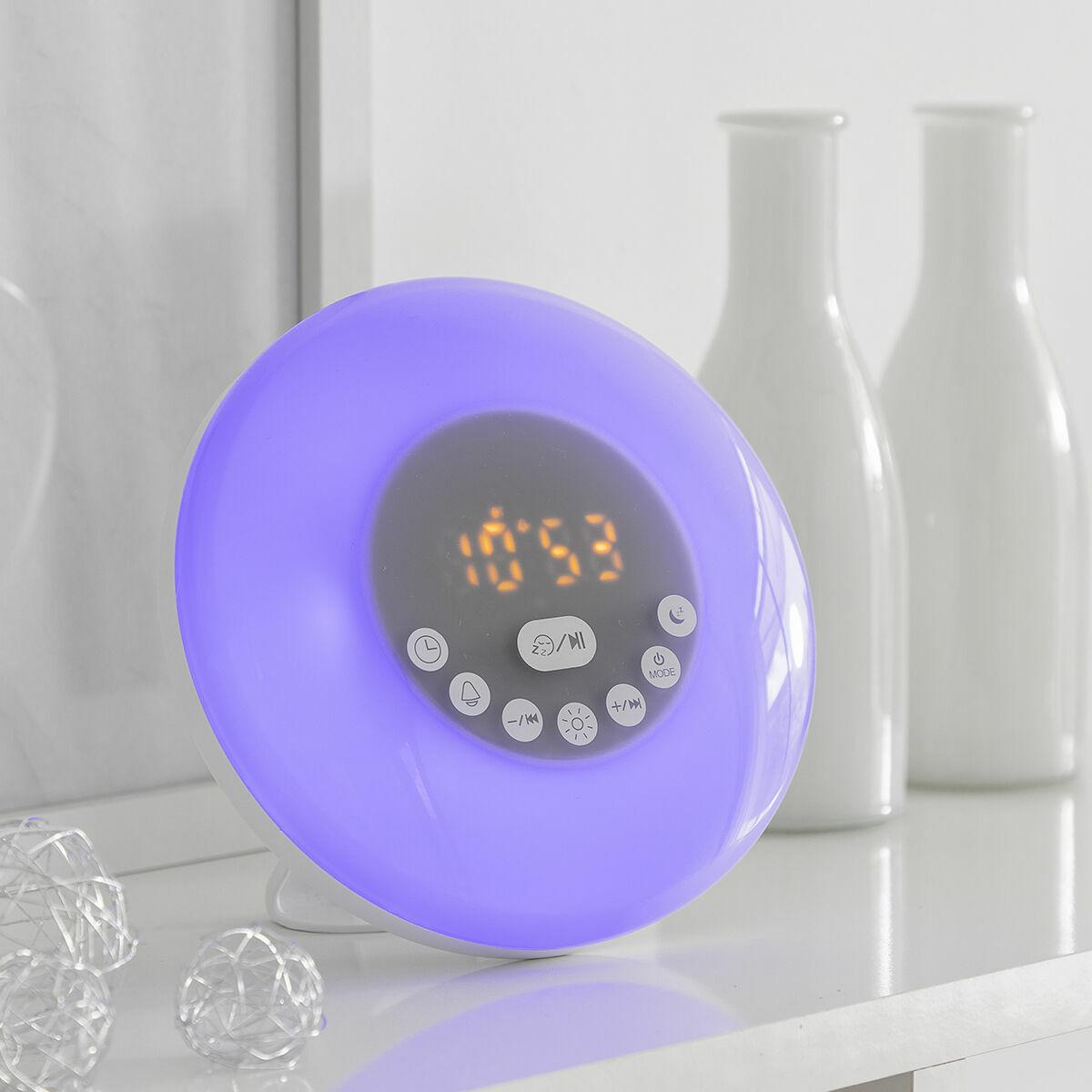 Despertador Amanecer Recargable con Altavoz Slockar InnovaGoods (Reacondicionado B)