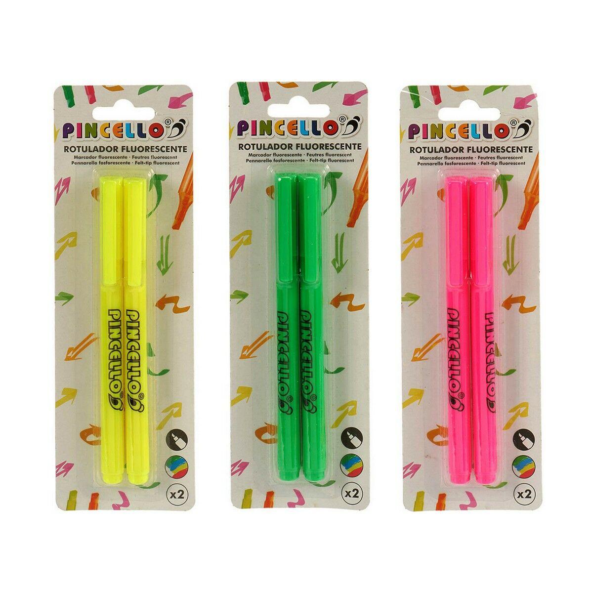 Set de Marcadores Fluorescentes (12 Unidades)