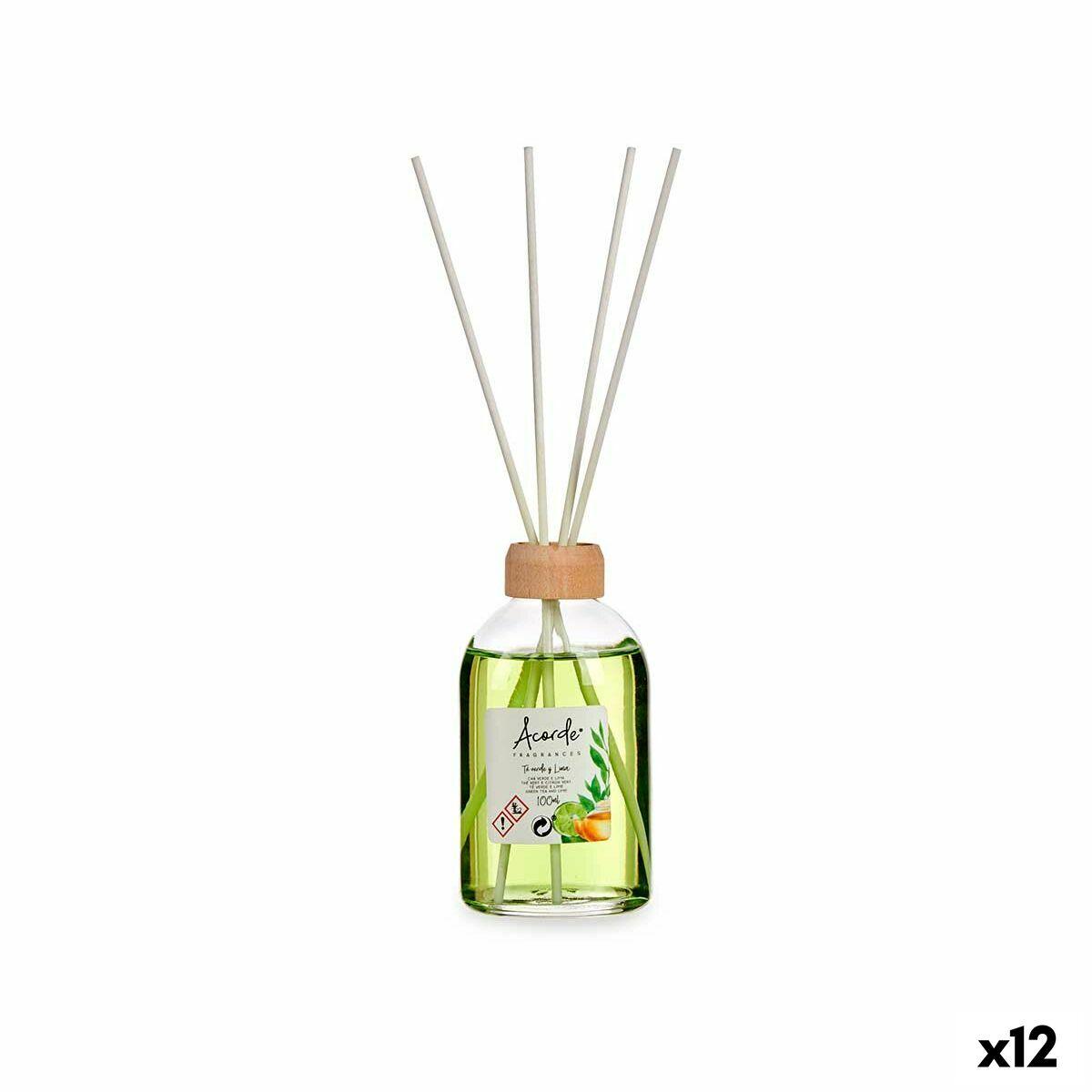 Varitas Perfumadas Acorde 83661 Lima Té Verde 100 ml (12 Unidades)