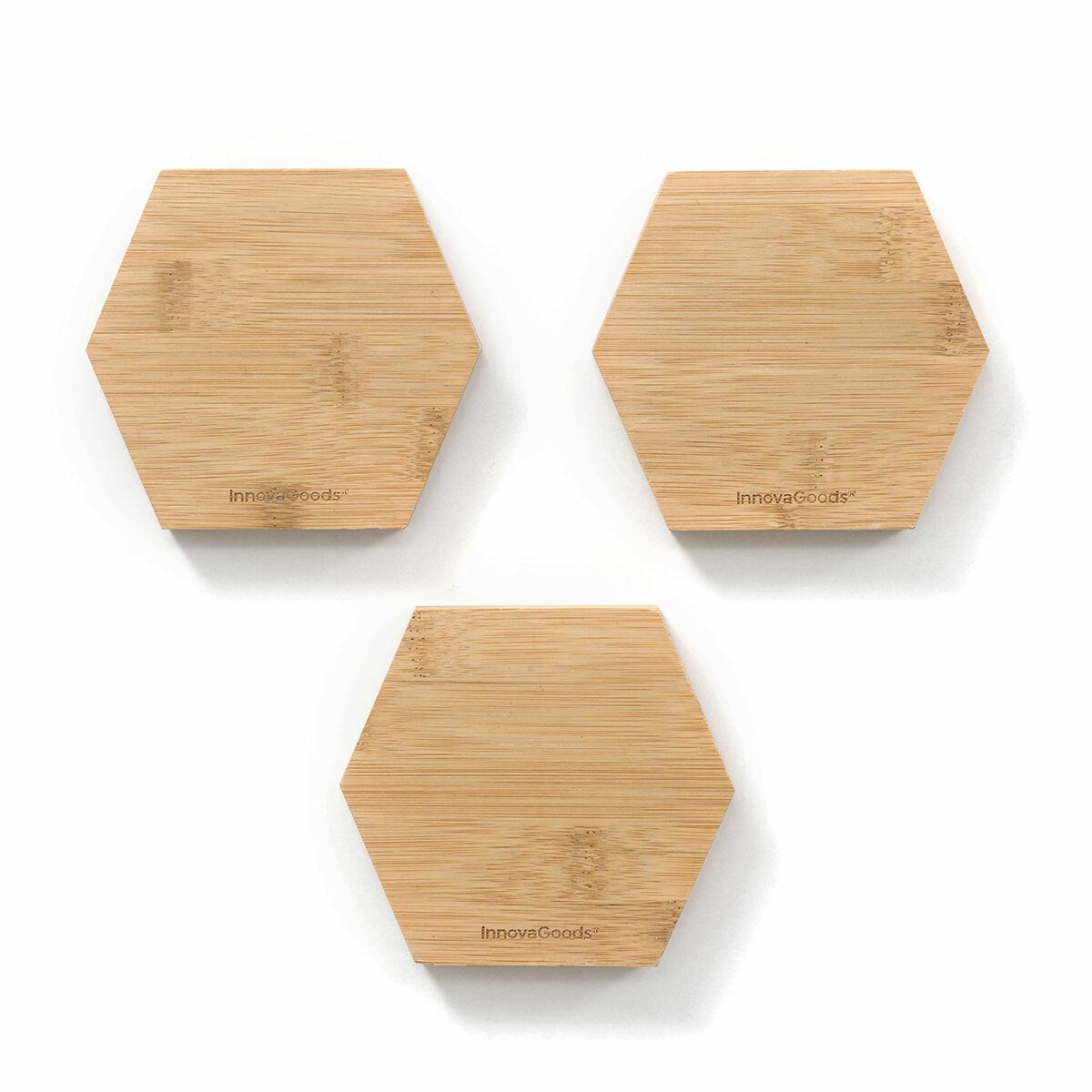 Soportes Adhesivos Magnéticos de Bambú Magbu InnovaGoods V0103437 Madera (Reacondicionado A)