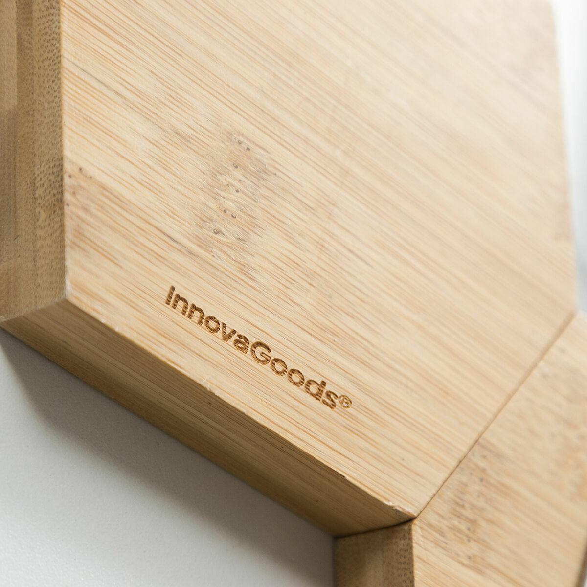 Soportes Adhesivos Magnéticos de Bambú Magbu InnovaGoods V0103437 Madera (Reacondicionado A)
