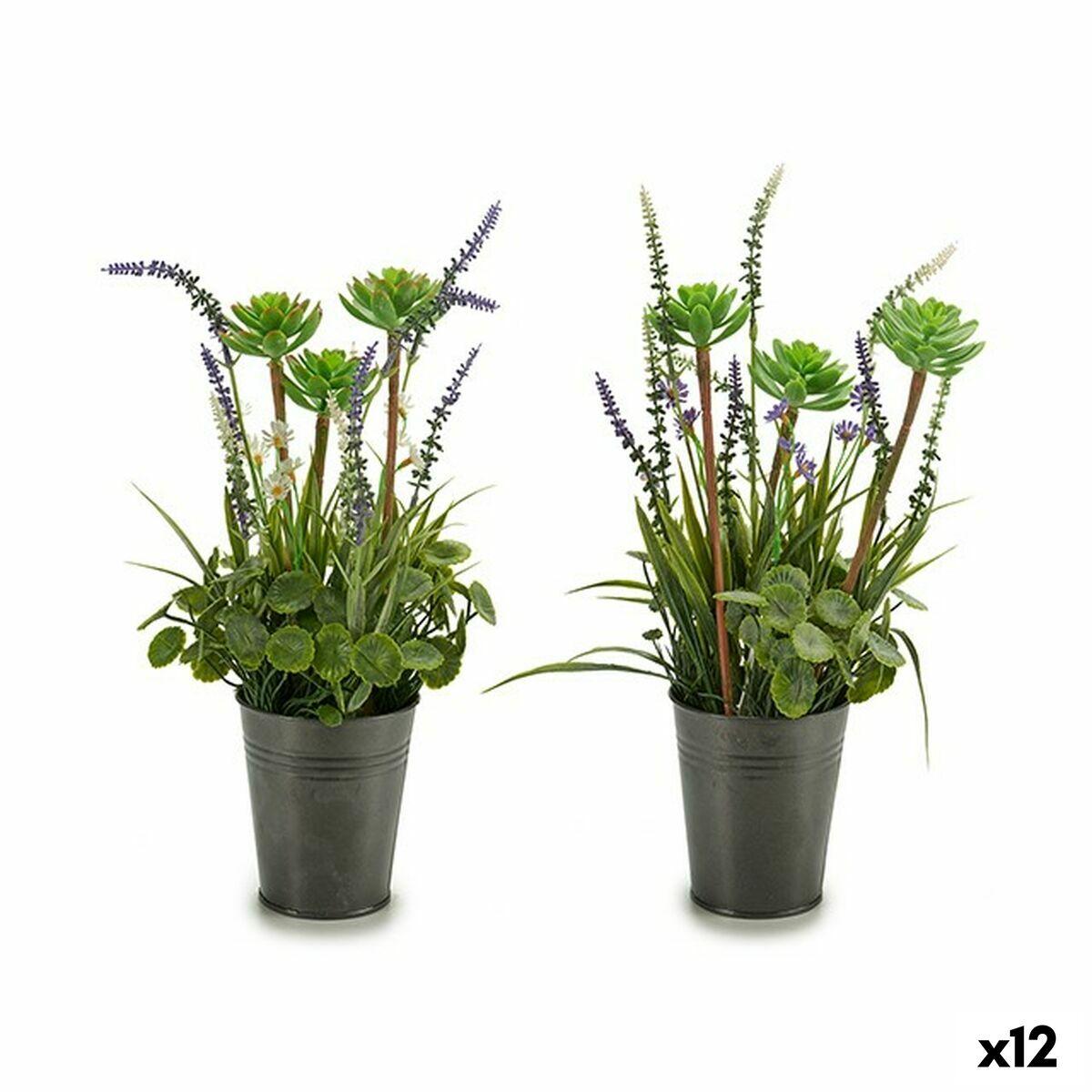 Planta Decorativa Ibergarden XD16-818 Metal Plástico Lavanda 13 x 40 x 13 cm (12 Unidades)
