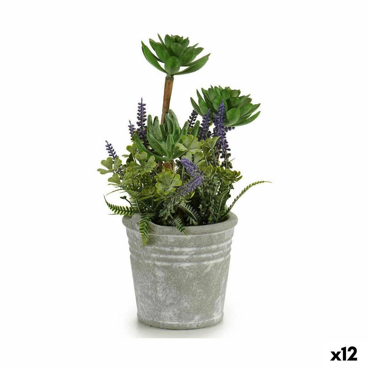 Planta Decorativa Ibergarden XD181181 Corcho Plástico Flores Campo 10 x 25 x 10 cm (12 Unidades)