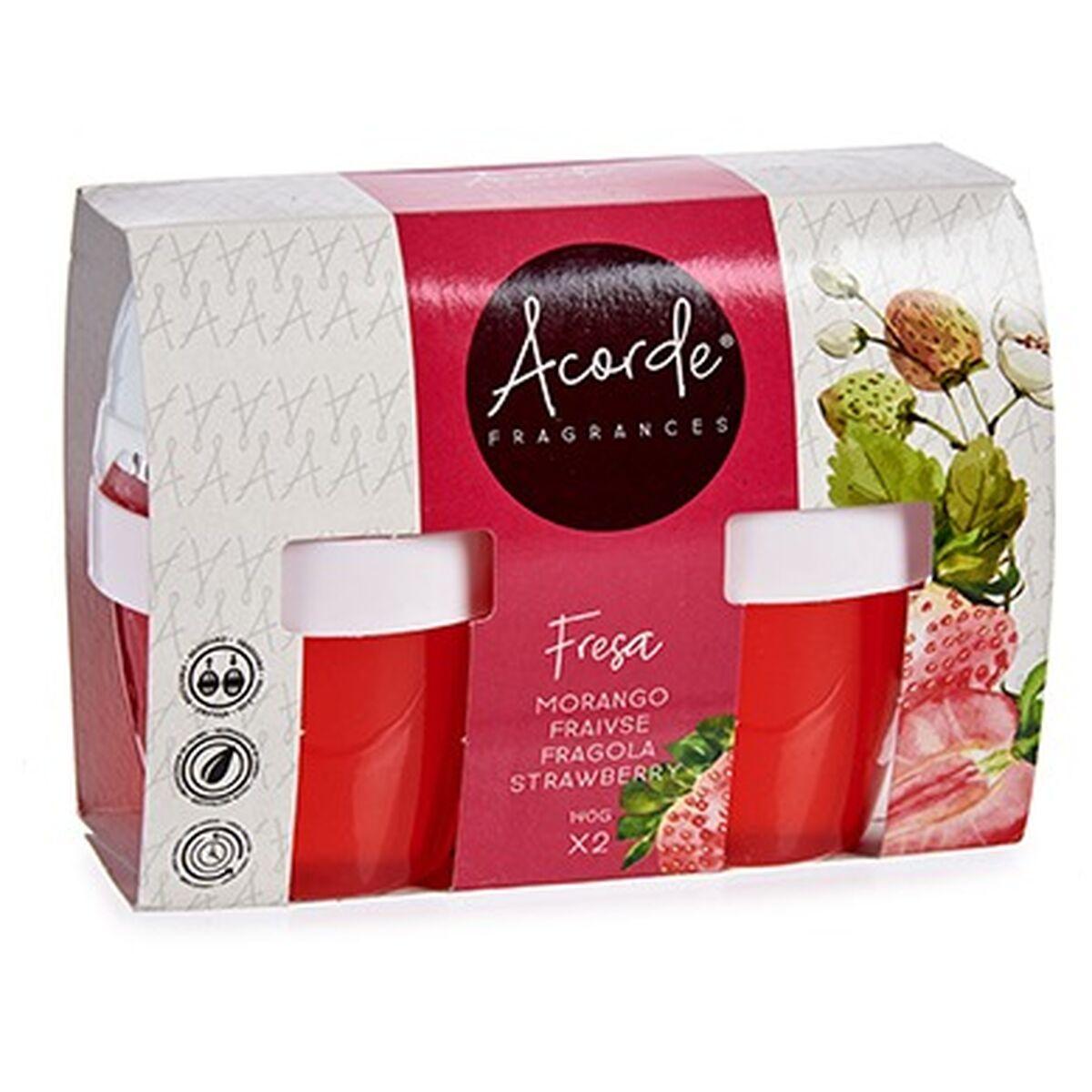 Set de Ambientadores Acorde 1165-FRESA Fresa Gel (24 Unidades)
