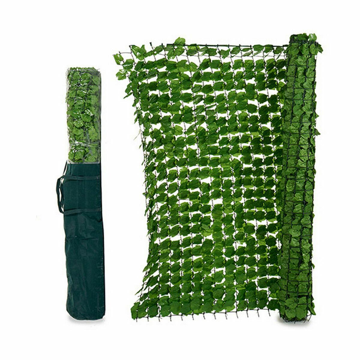 Valla de Jardín Hojas 1,5 x 3 m Verde Claro Plástico (4 Unidades)