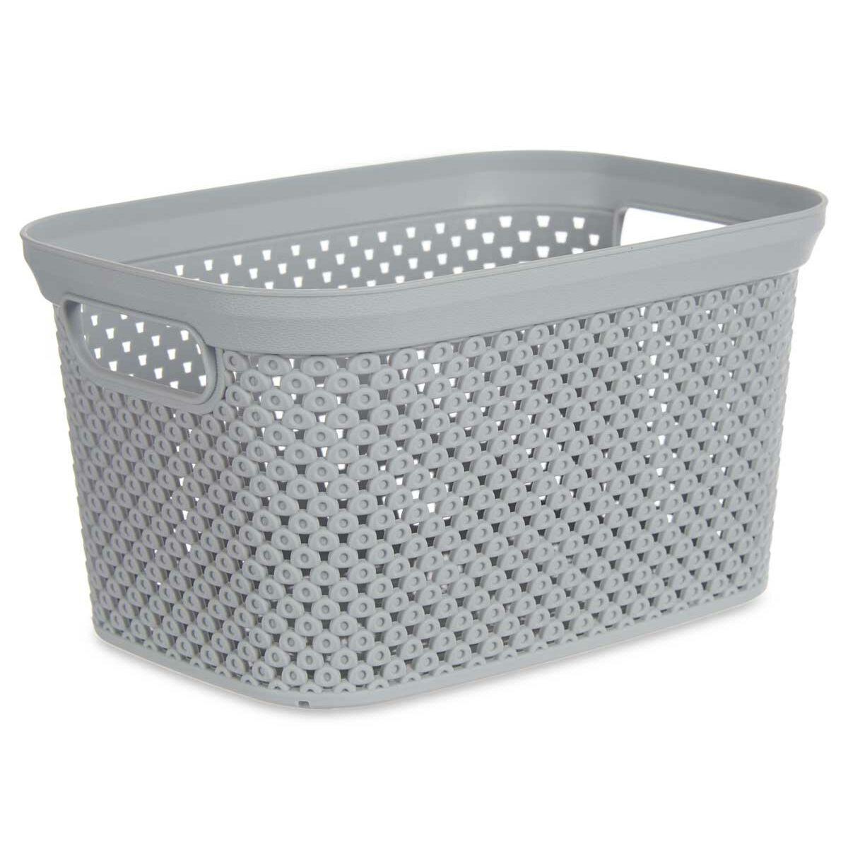 Cesto para la Ropa Gris Plástico 3 L 16,5 x 12,5 x 23 cm (24 Unidades)