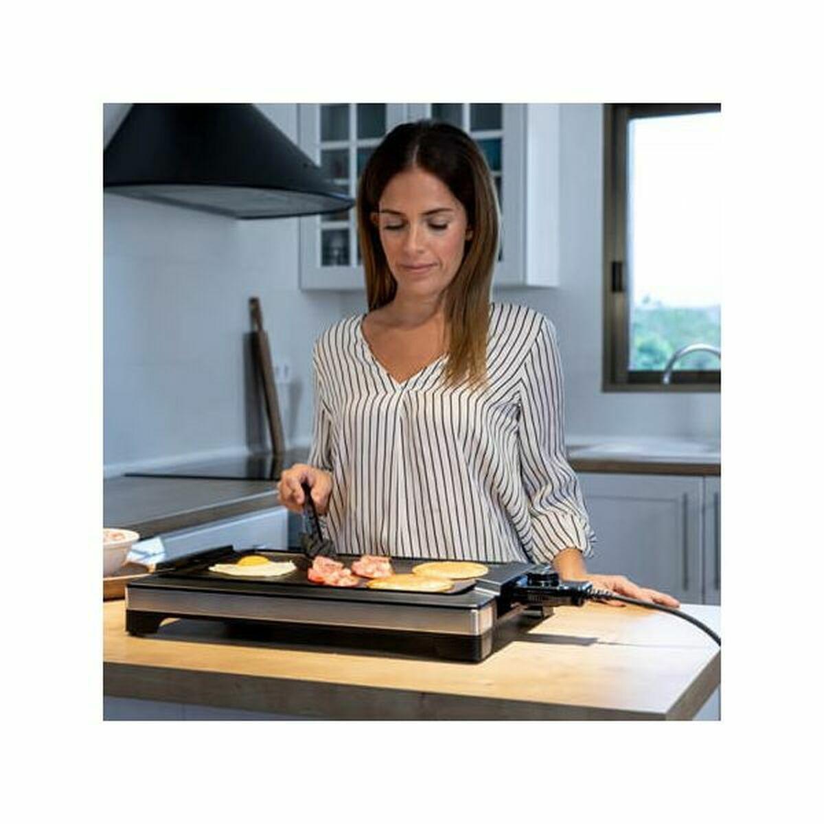 Plancha de Cocina Tasty&Grill 2000 Inox Cecotec 3093 2000 W