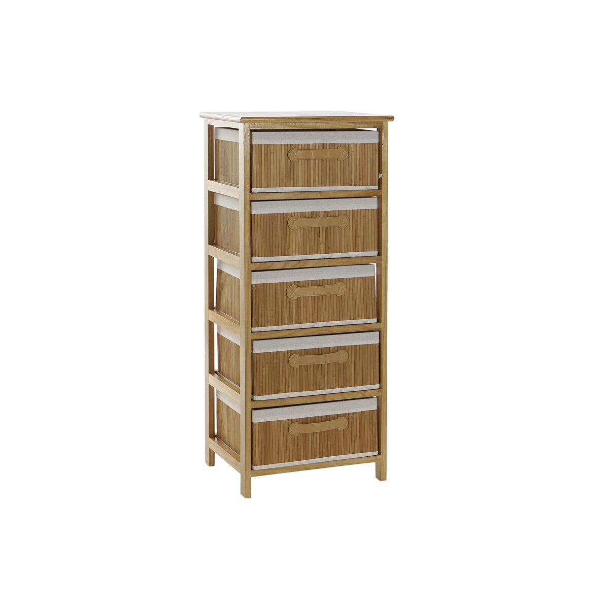 Cajonera DKD Home Decor Natural Bambú Madera de Paulonia 42 x 32 x 98 cm