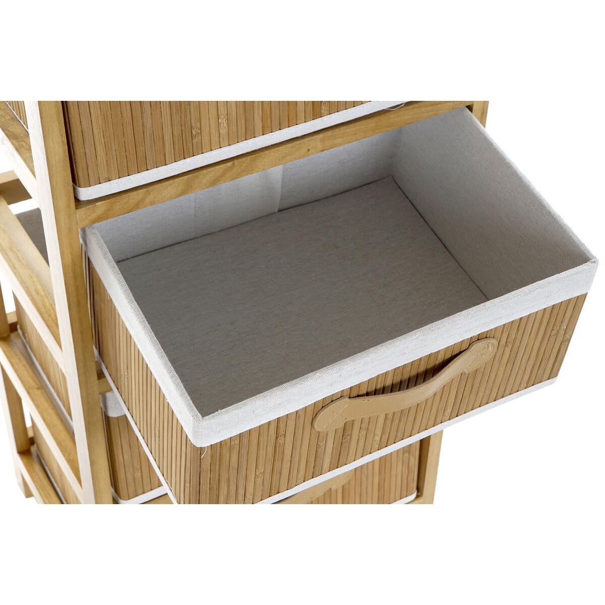 Cajonera DKD Home Decor Natural Bambú Madera de Paulonia 42 x 32 x 98 cm