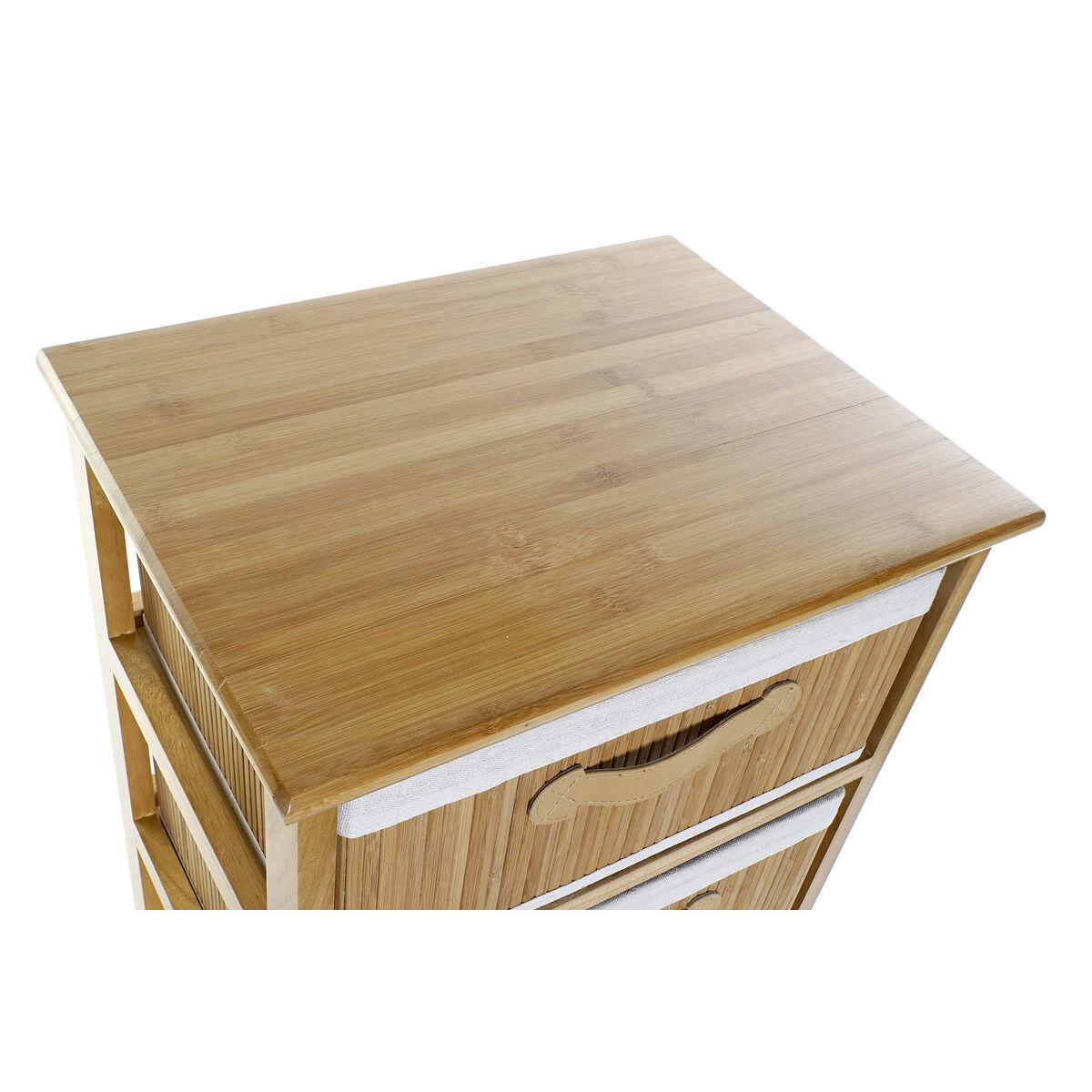 Cajonera DKD Home Decor Natural Bambú Madera de Paulonia 42 x 32 x 63 cm