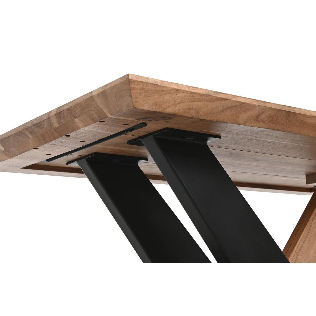 Mesa de Centro DKD Home Decor Metal Acacia 115 x 60 x 45 cm