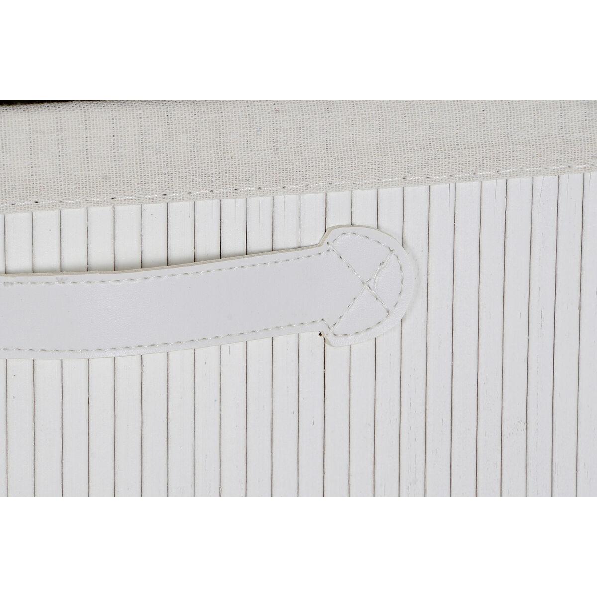 Cajonera DKD Home Decor Blanco Bambú Madera de Paulonia 42 x 32 x 81 cm