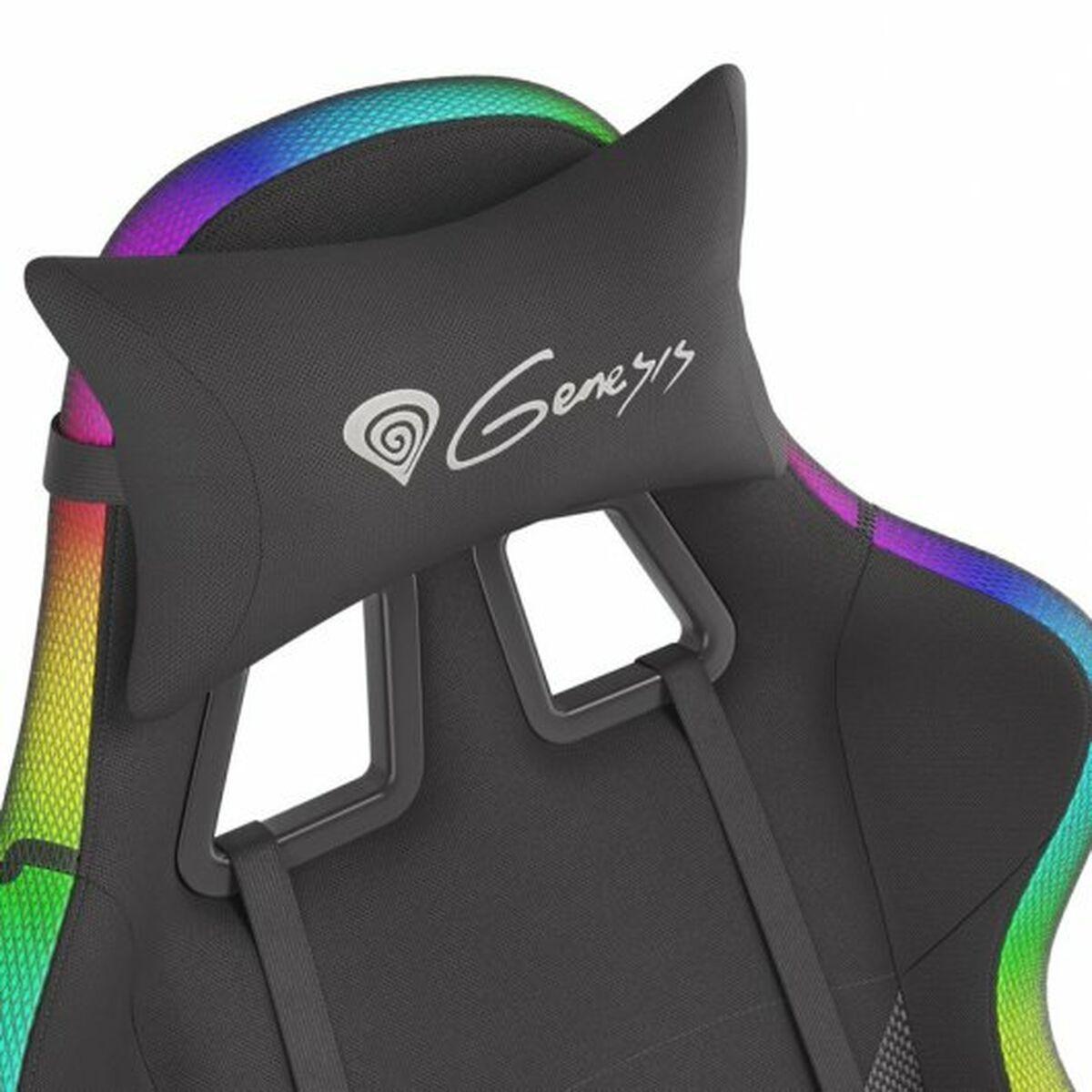 Silla Gaming Genesis Trit 600 RGB Azul Negro