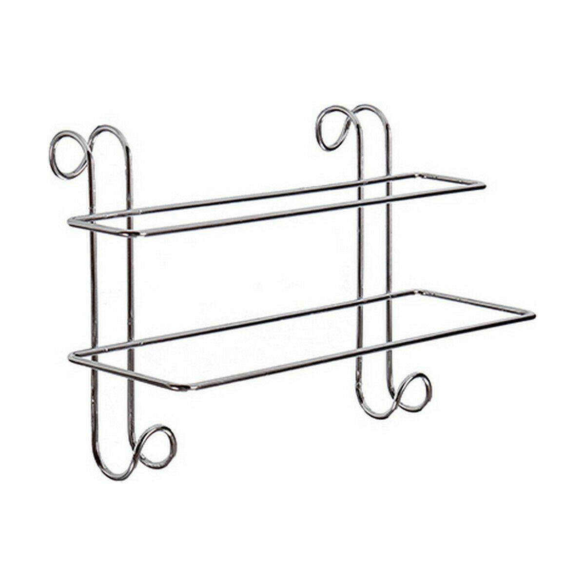 Toallero de barra W4294 Plateado Metal 14 x 20 x 39 cm (6 Unidades)