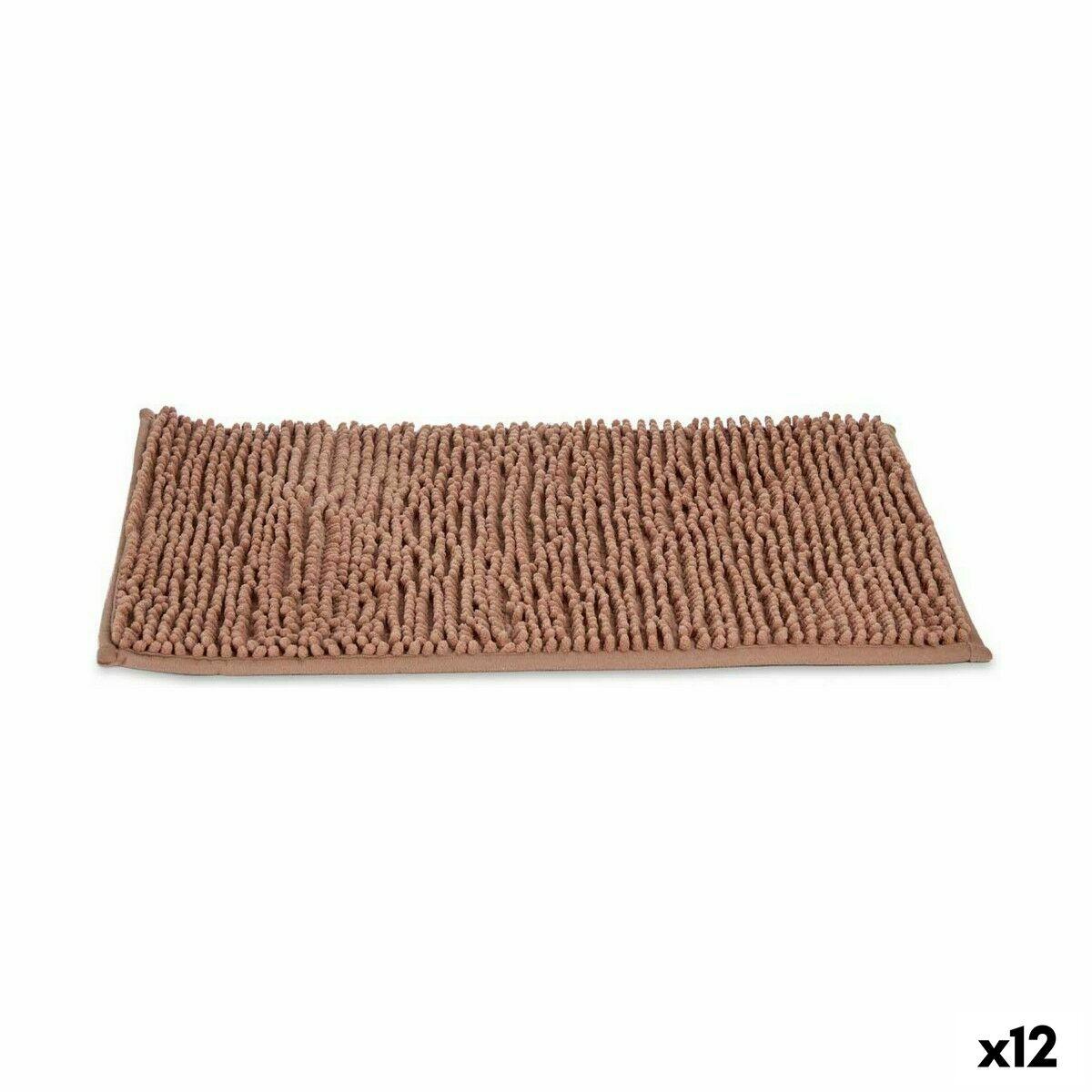 Alfombra de baño Berilo NT/3 Natural 59 x 40 x 2,5 cm (12 Unidades)