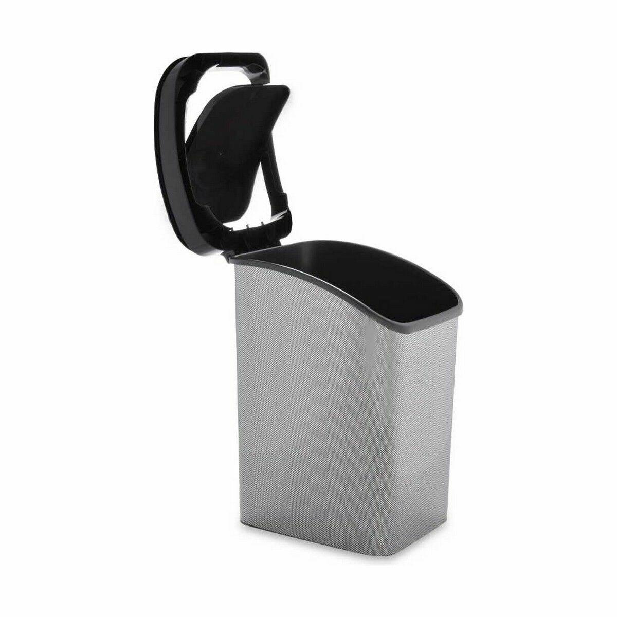 Papelera Berilo D093-2 Gris oscuro Plástico 23 L Basculante (6 Unidades)
