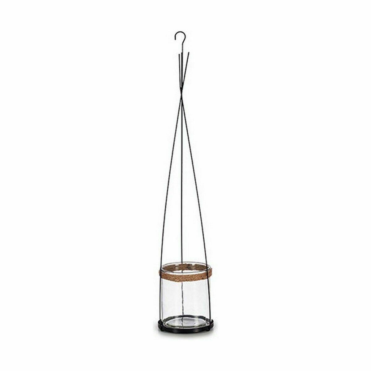 Portavelas Ibergarden HW99-1108 Metal Cristal 15,5 x 85,5 x 15,5 cm (12 Unidades)