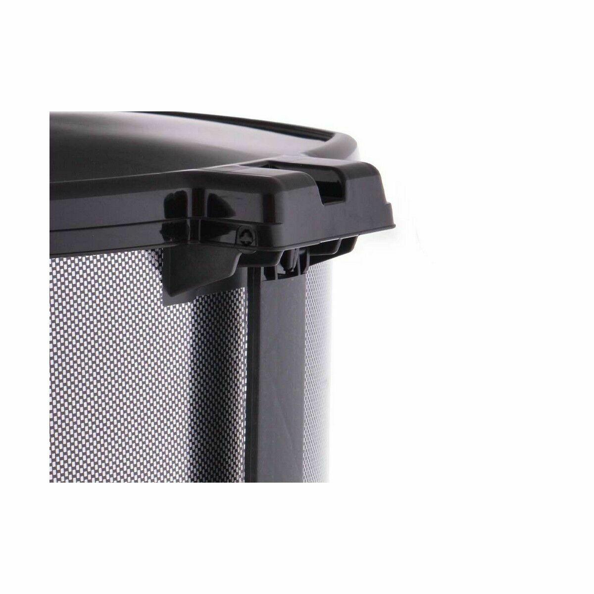 Papelera con Pedal Berilo D002-2 Gris oscuro Plástico 20 L (4 Unidades)