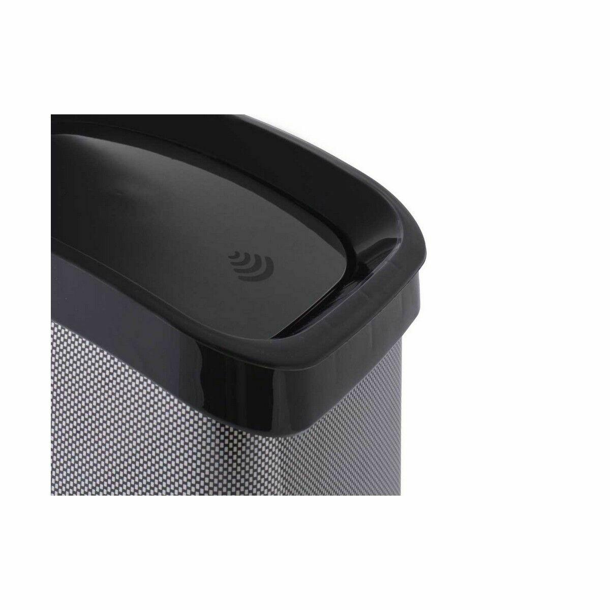 Papelera Berilo D085-2 Gris oscuro Plástico 12 L Basculante (6 Unidades)