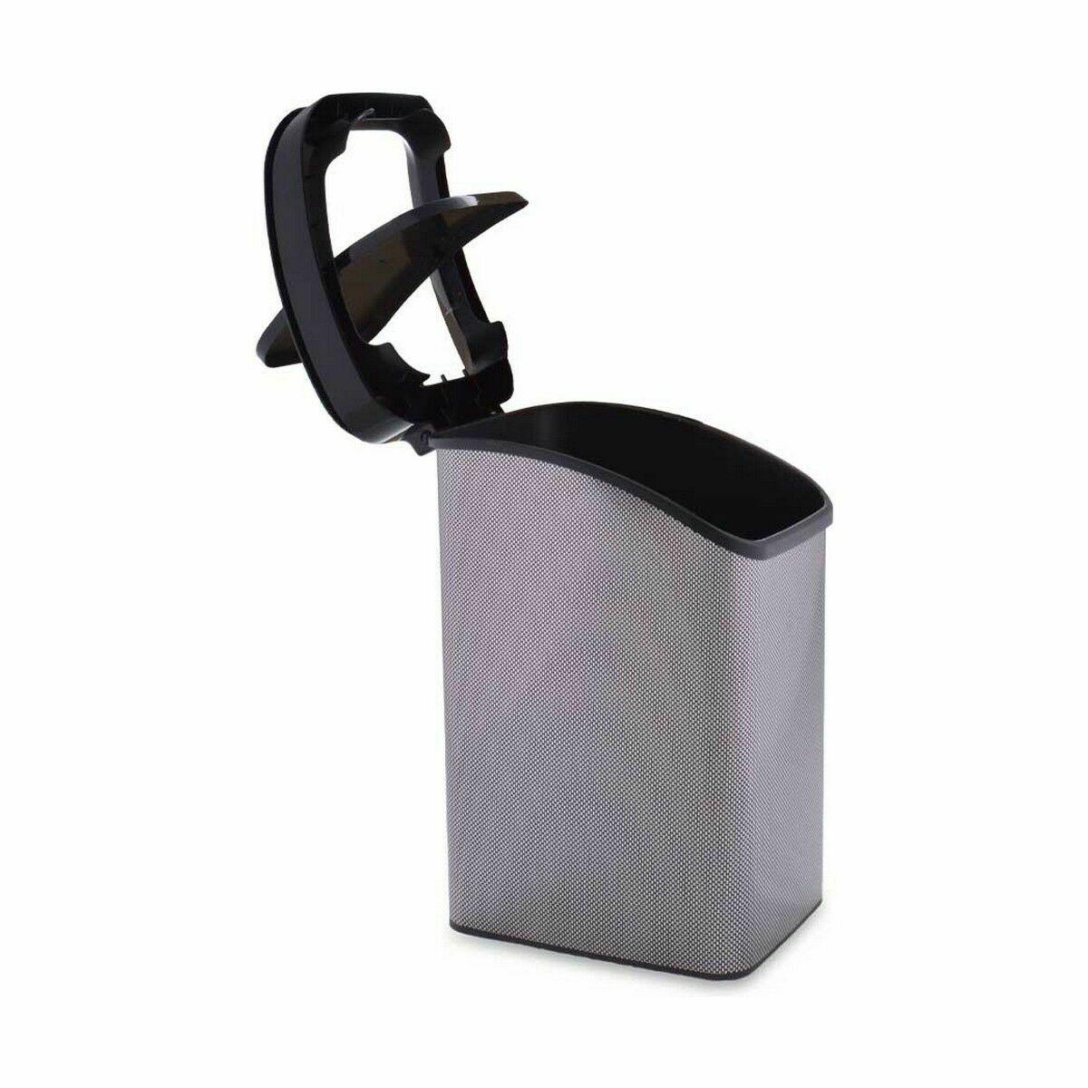 Papelera Berilo D085-2 Gris oscuro Plástico 12 L Basculante (6 Unidades)
