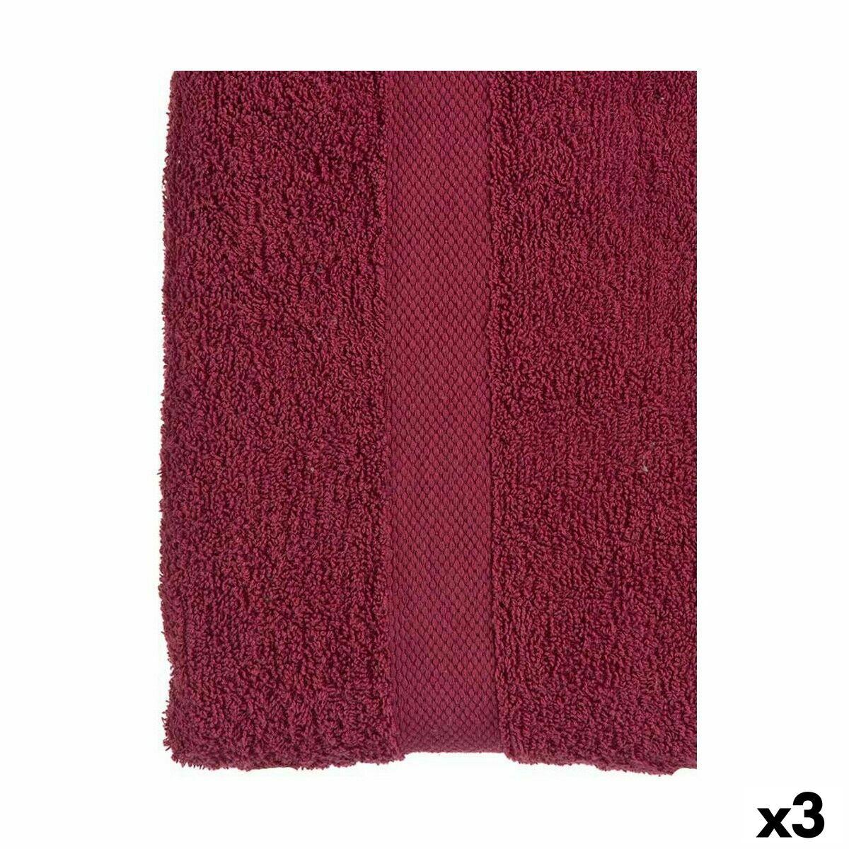 Toalla de baño Berilo 5314 Granate 90 x 0,5 x 150 cm (3 Unidades)