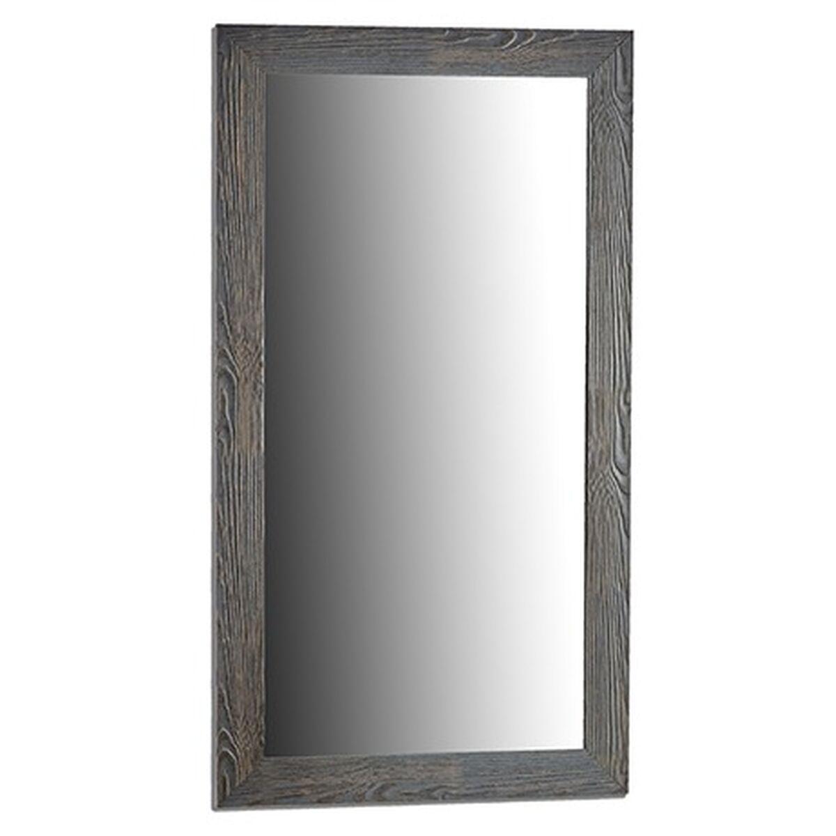 Espejo de pared 77506 Gris 75,5 x 135,5 x 1,5 cm Rectangular (2 Unidades)