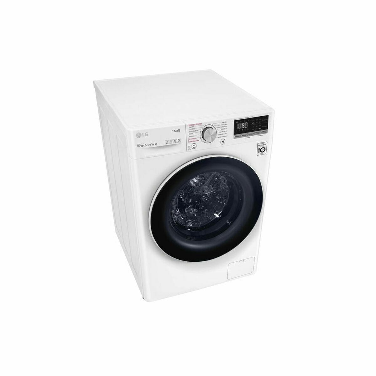 Lavadora LG F4WV5012S0W 12 Kg 60 cm 1400 rpm