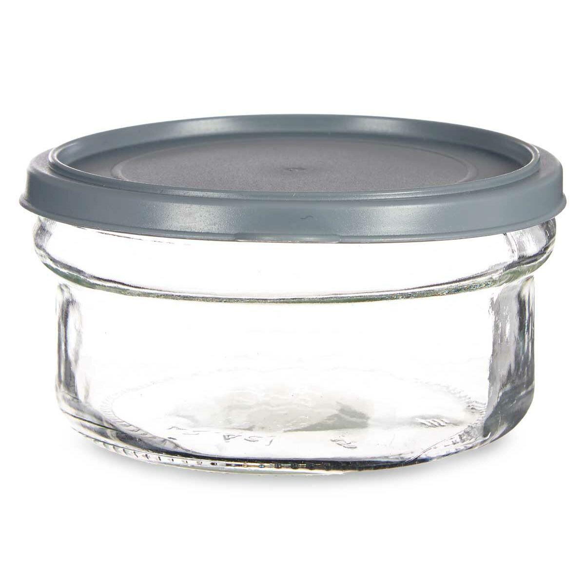 Fiambrera Redonda con Tapa Vivalto 249-3 Gris Plástico 415 ml 12 x 6 x 12 cm (24 Unidades)