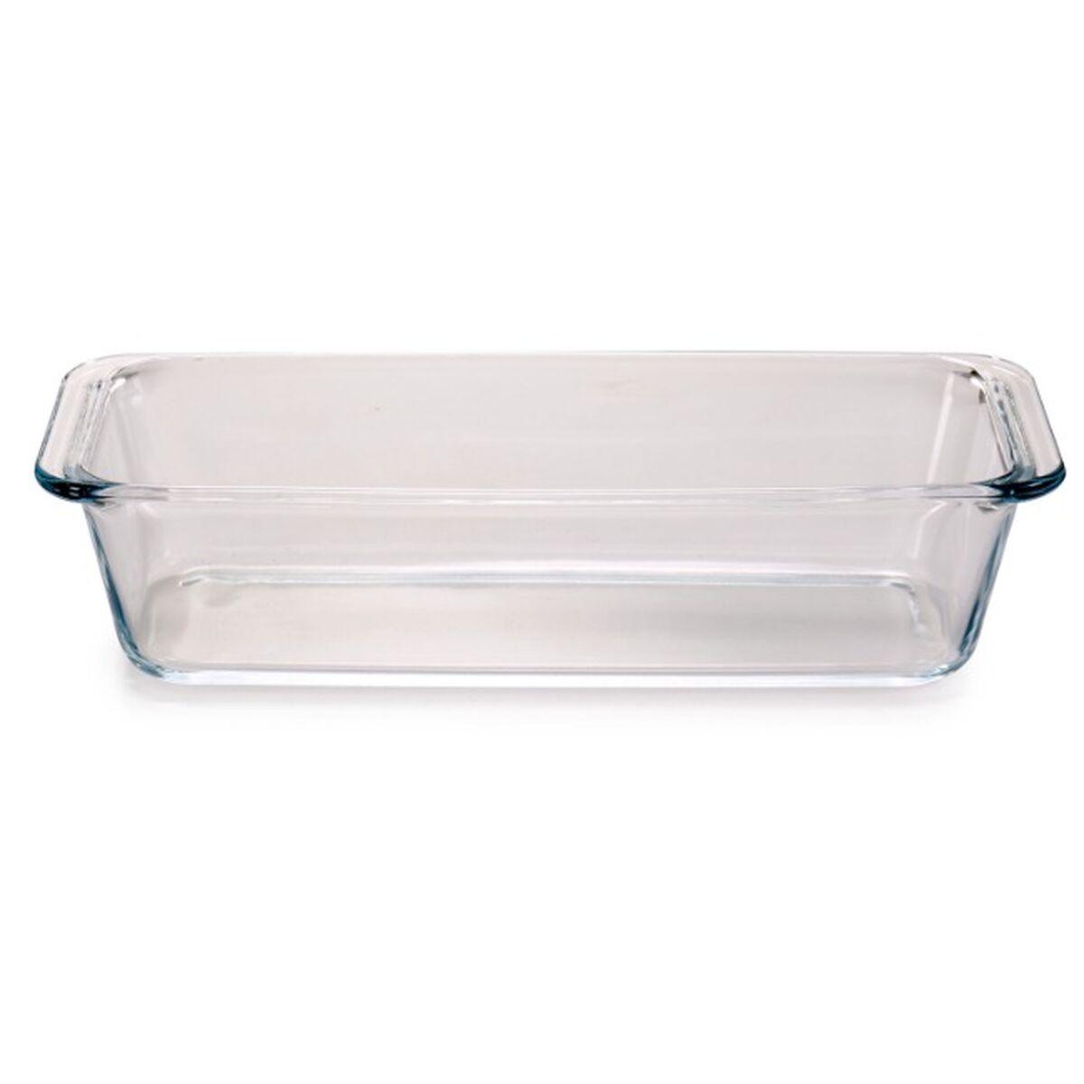 Bandeja para Horno Borcam Bizcocho Con asas Transparente 1,63 L (12 Unidades)