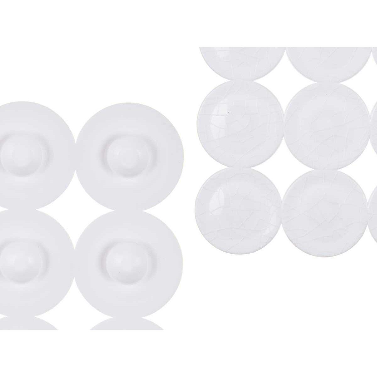Alfombrilla Antideslizante para Ducha Berilo CN-BM630 - 306 Blanco PVC 68 x 36 x 1 cm (6 Unidades)