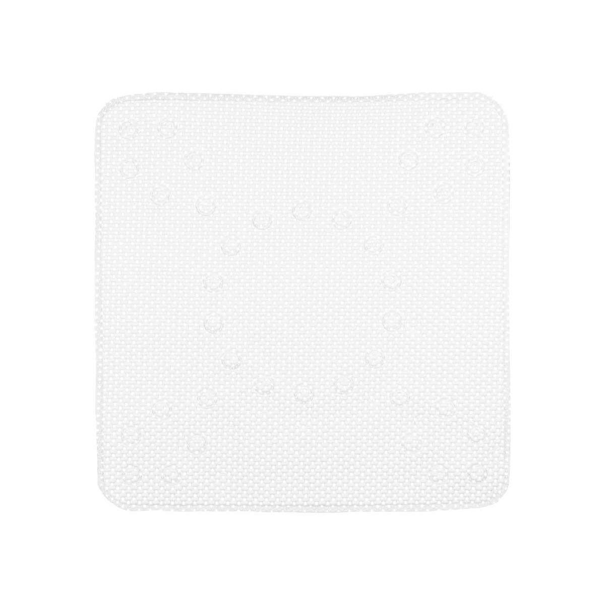 Alfombrilla Antideslizante para Ducha Berilo BM814-5353 - 320 Blanco PVC 53 x 52,5 x 1 cm (6 Unidades)