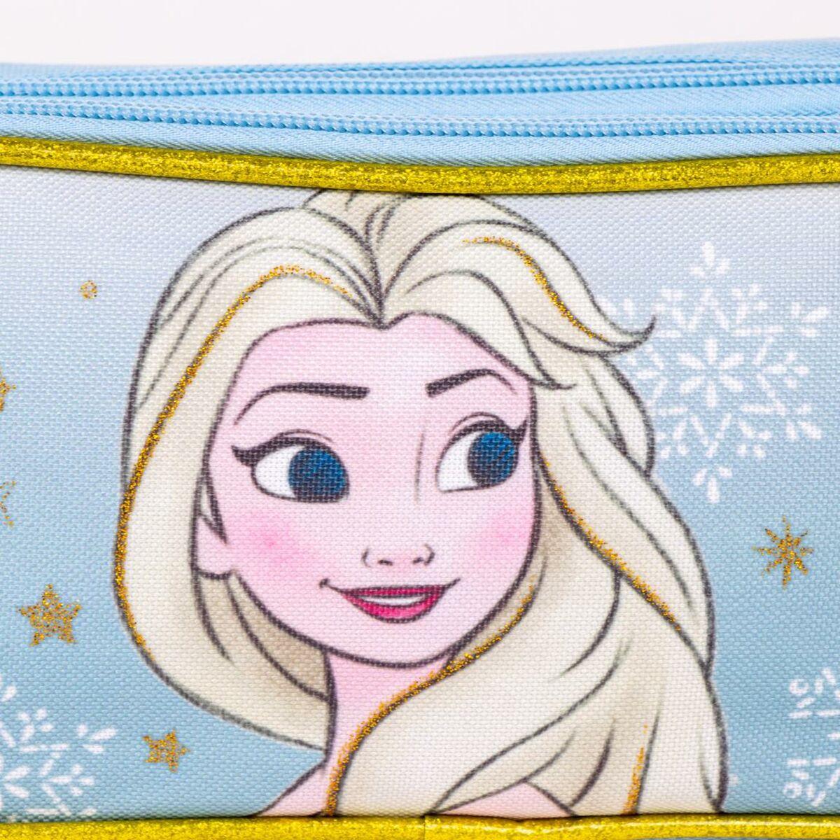 Portatodo Doble Frozen Azul 22,5 x 8 x 10 cm