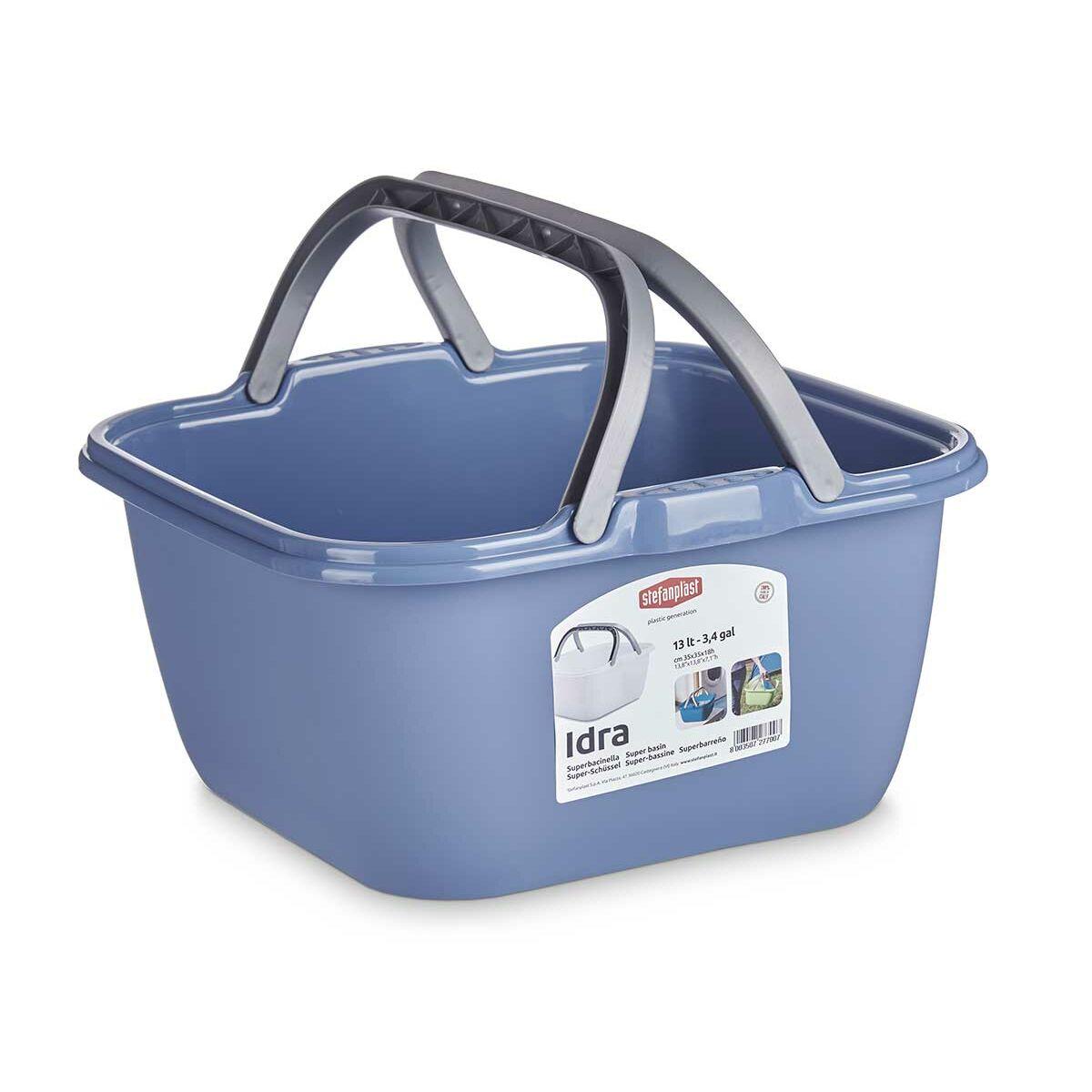 Cesto para la Ropa Stefanplast PR129V Plástico 13 L 36 x 18 x 34,5 cm Con asas (48 Unidades)