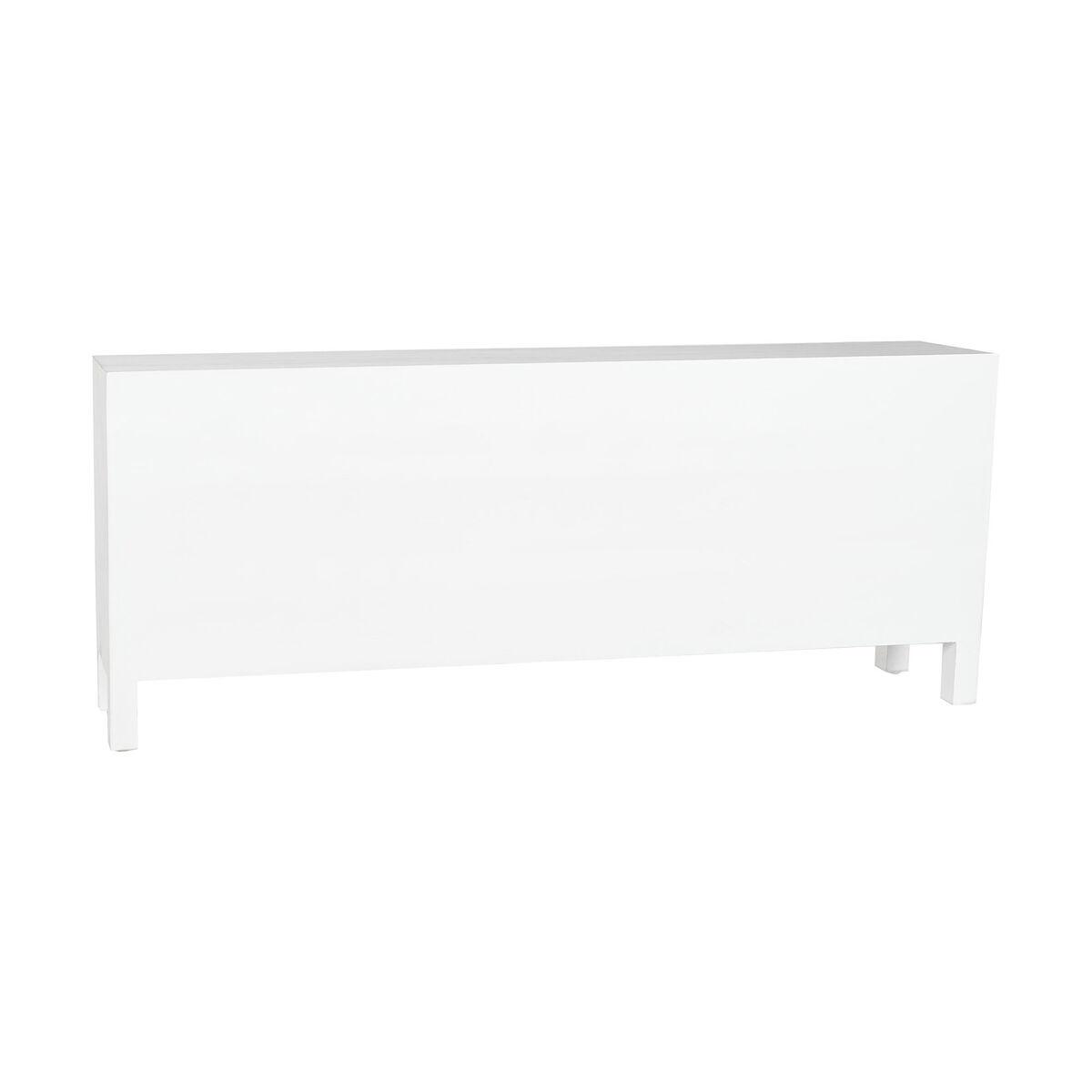 Mueble de TV DKD Home Decor Blanco Natural Abeto Madera MDF 130 x 24 x 51 cm