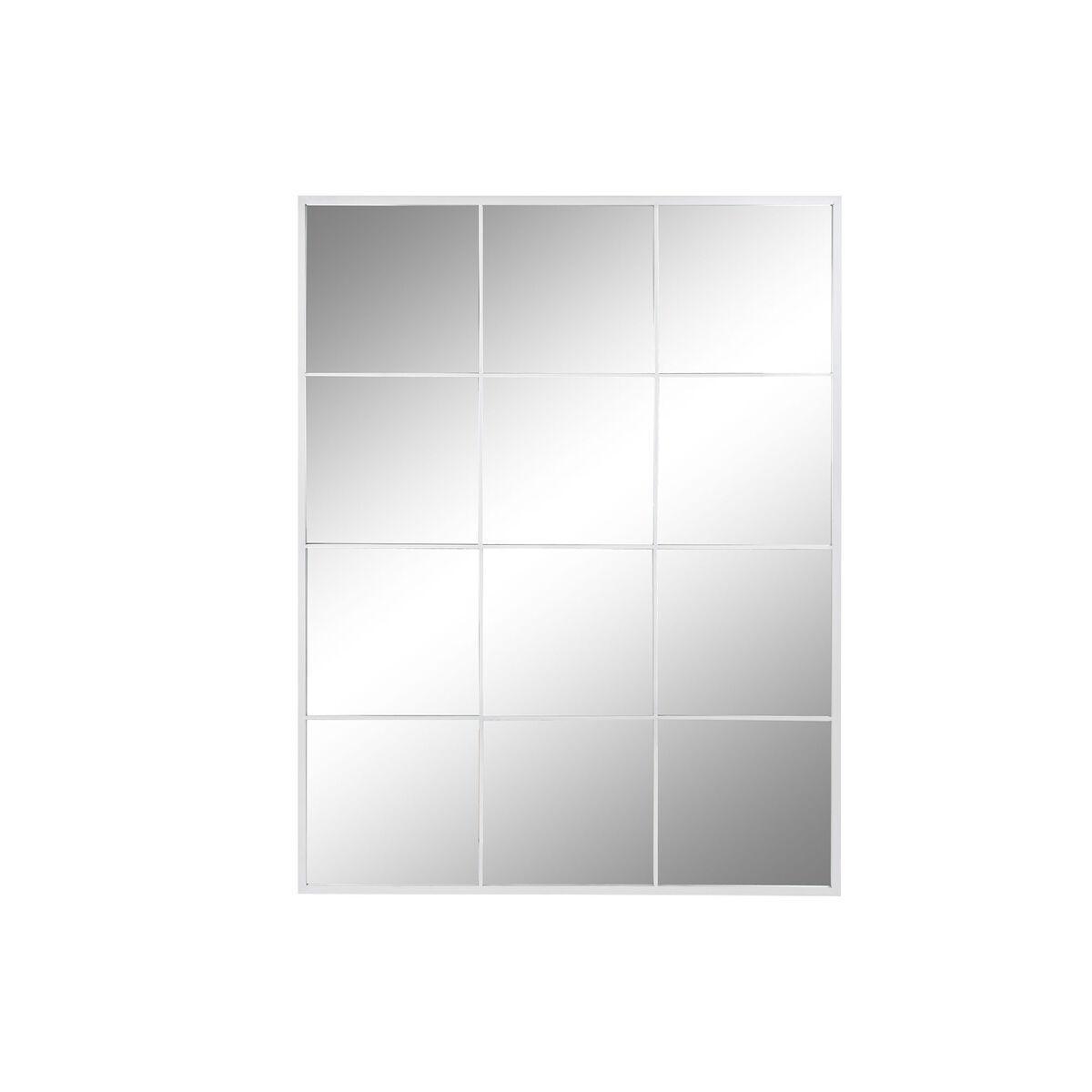 Espejo de pared DKD Home Decor Blanco Ventana 90 x 2 x 120 cm 90 x 1 x 120 cm