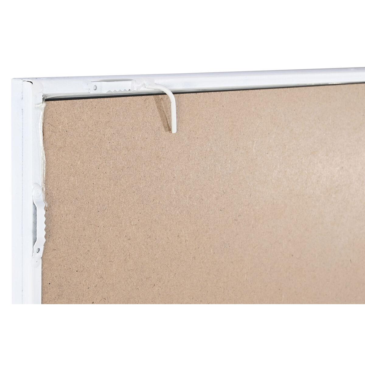 Espejo de pared DKD Home Decor Blanco Cristal Hierro Espejo Ventana 90 x 1 x 150 cm