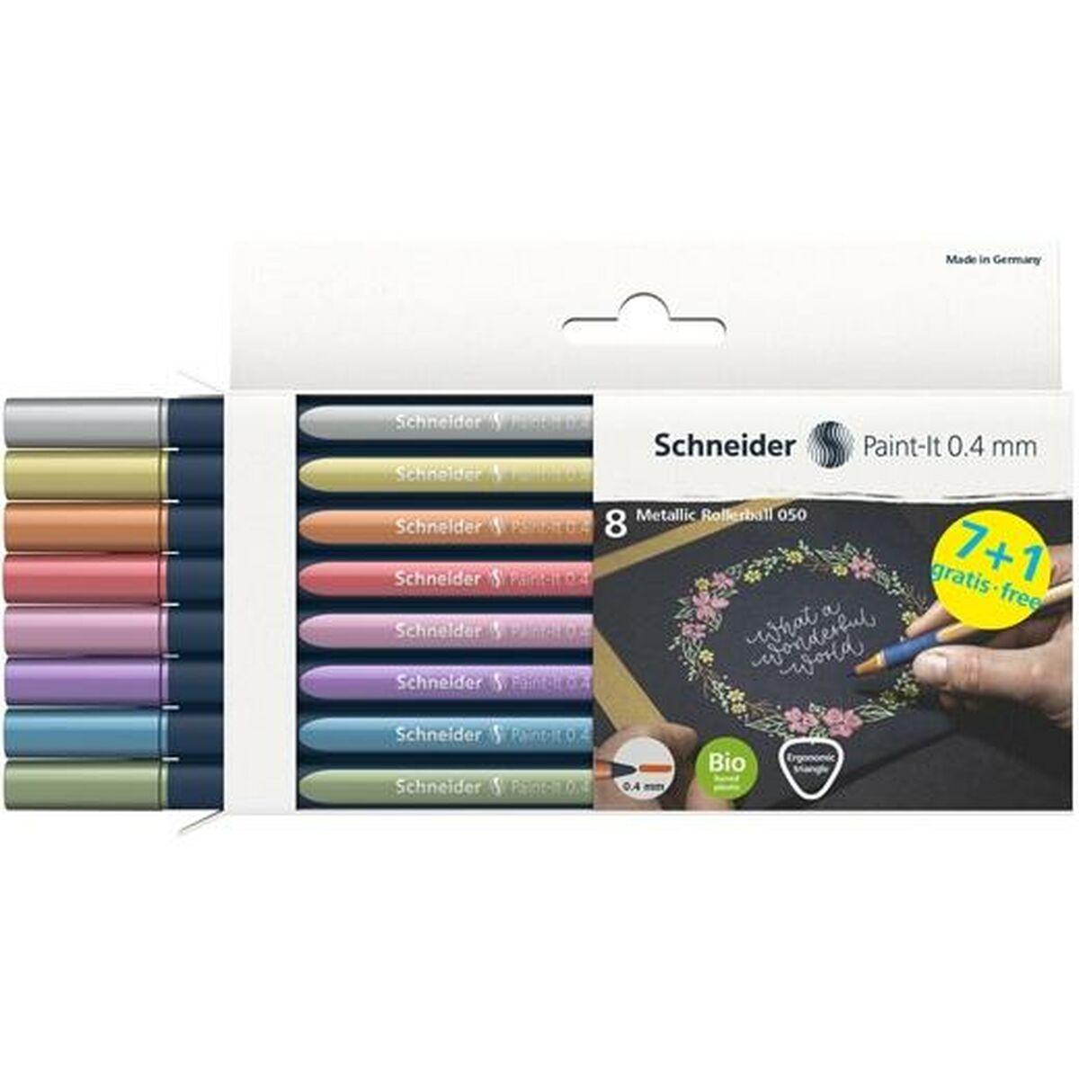 Bolígrafo Roller Schneider Multicolor 0,4 mm