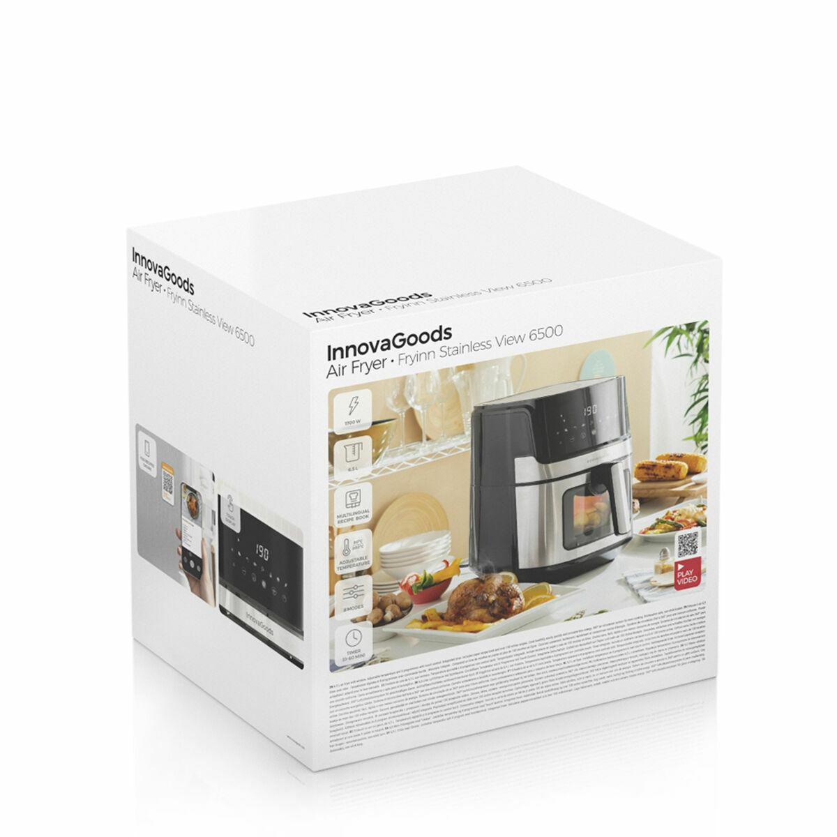 Freidora de Aire InnovaGoods Negro 1700 W 6,5 L Acero Inoxidable (Reacondicionado C)