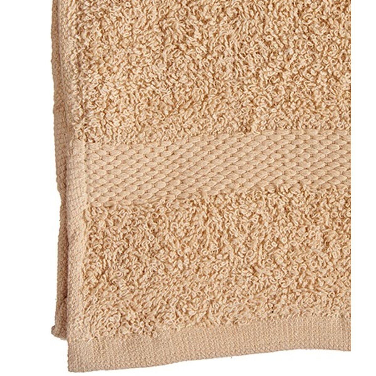 Toalla de baño Berilo 89656 Crema 80 % algodón 20 % Poliéster 30 x 50 cm (12 Unidades)