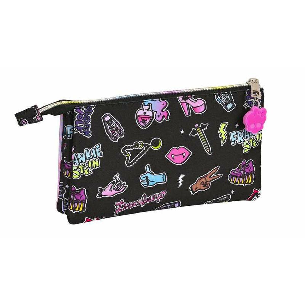Portatodo Triple Monster High Creep 22 x 12 x 3 cm