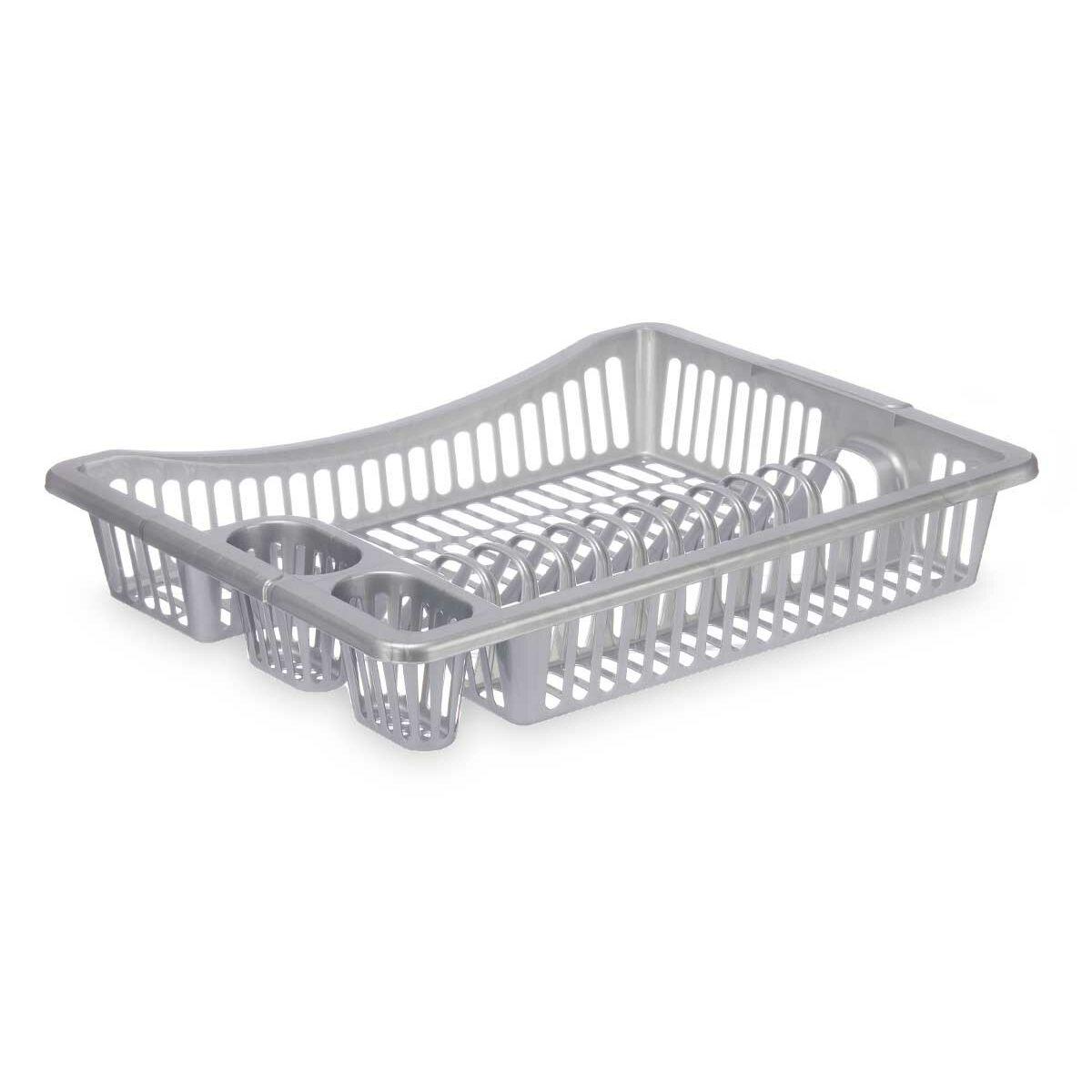 Escurridor para Fregadero Kinvara YMA04 1095 01 Plateado 46 x 8 x 36 cm (12 Unidades)