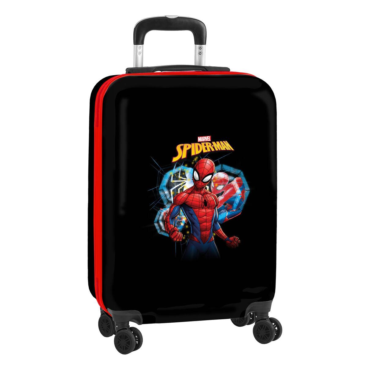 Maleta de Cabina Spider-Man Hero Negro 20 34,5 x 55 x 20 cm