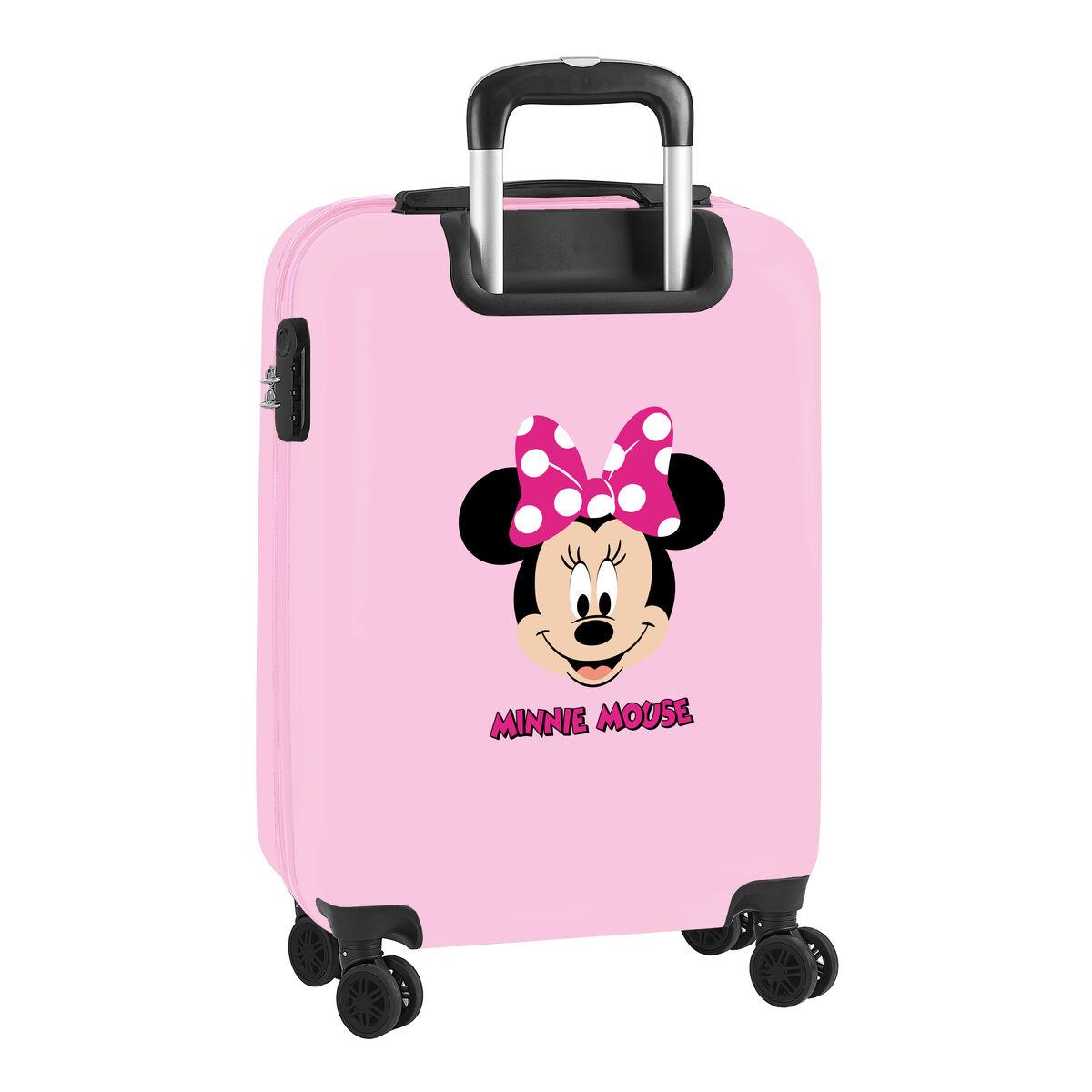 Maleta de Cabina Minnie Mouse My Time Rosa 20 34,5 x 55 x 20 cm