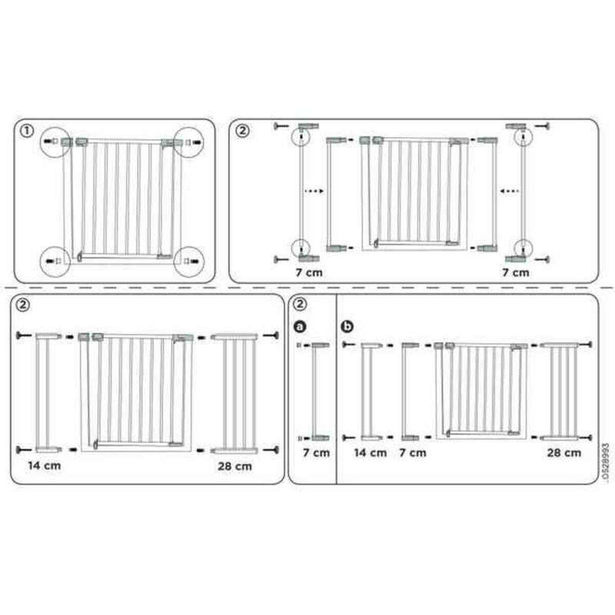 Extensiones para barrera Safety 1st 14 cm