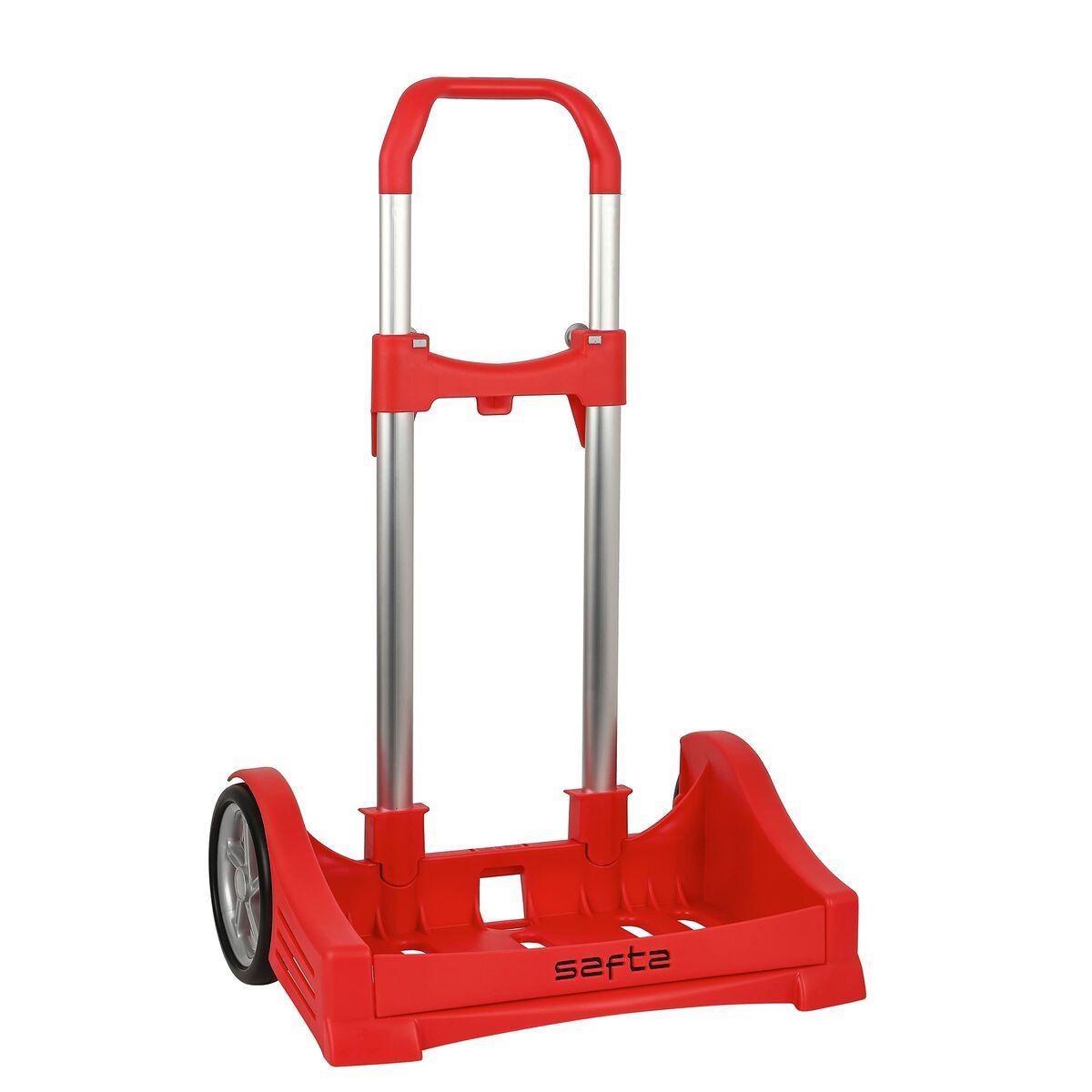 Carro Portamochilas Safta   Rojo 40 x 28 x 85 cm