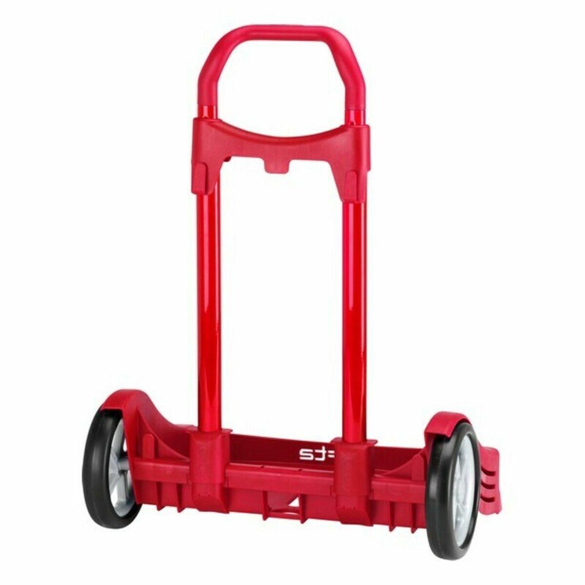 Carro Portamochilas Safta   Rojo 40 x 28 x 85 cm