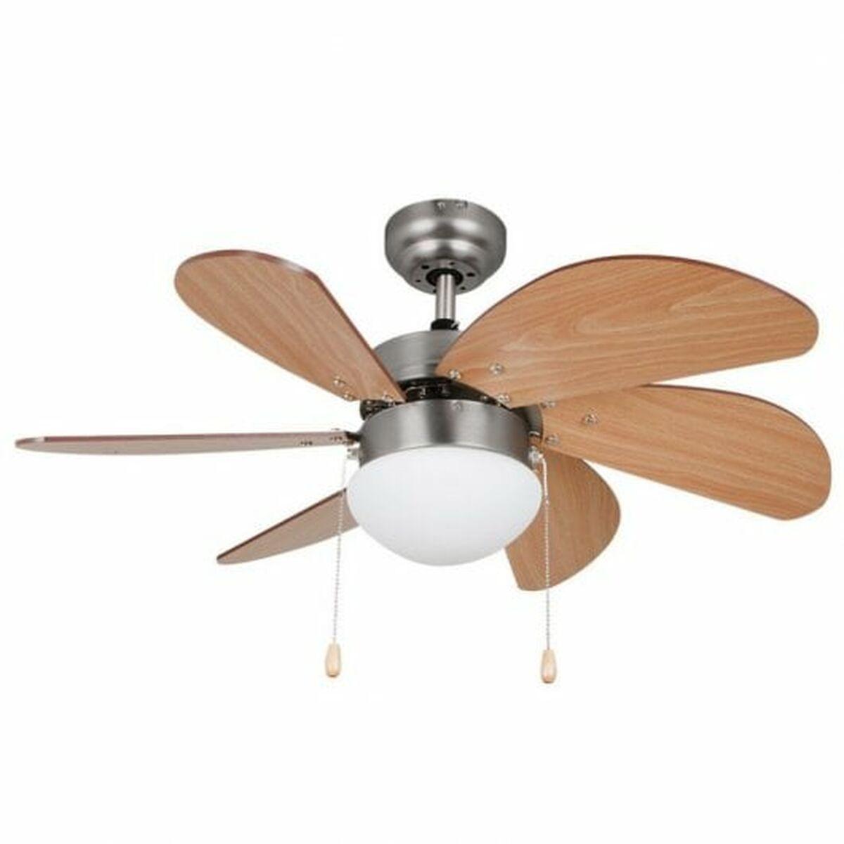 Ventilador de Techo con Luz Orbegozo CP15075N Madera 50 W