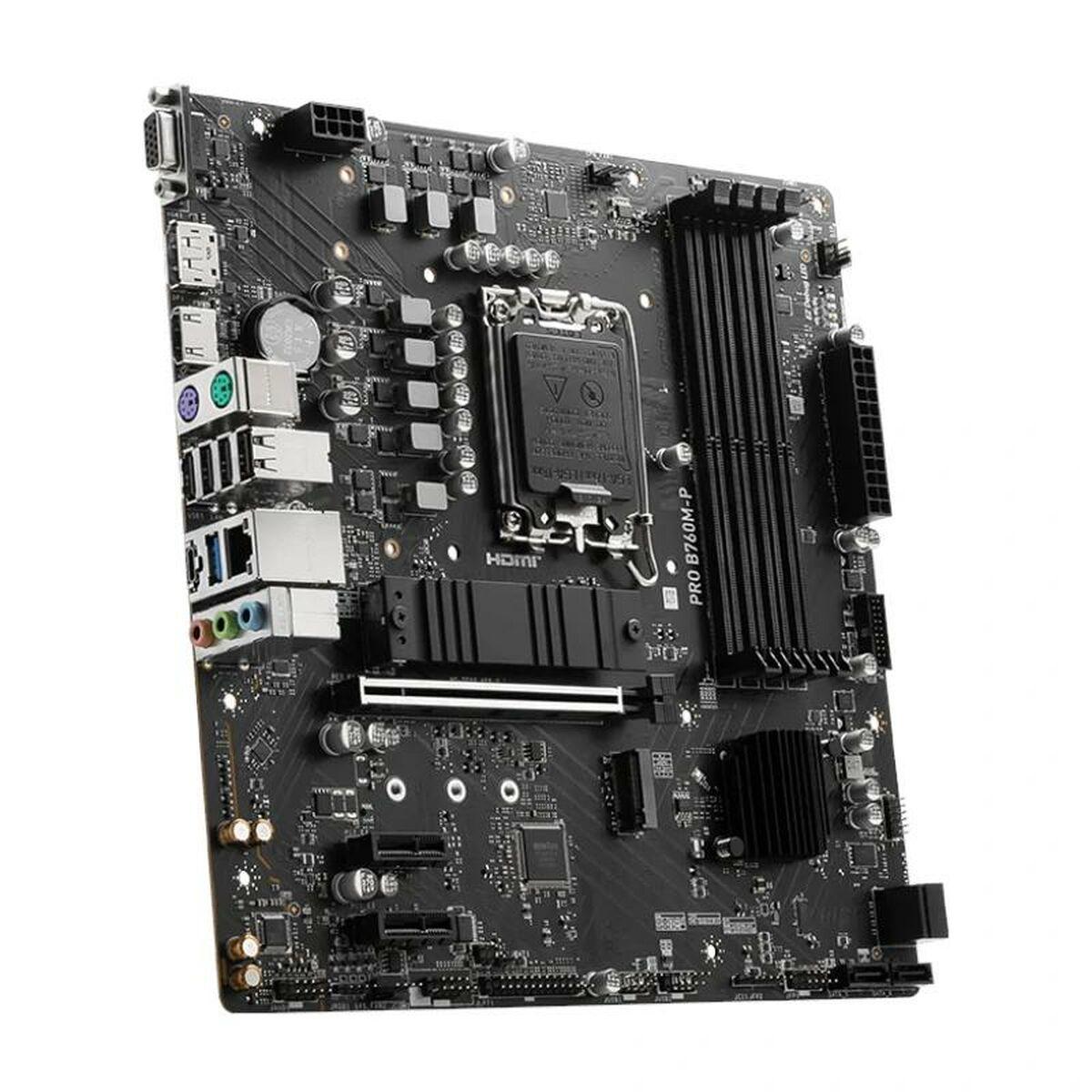 Placa Base MSI PRO B760M-P DDR4 LGA1700 LGA 1700 Intel Intel B760