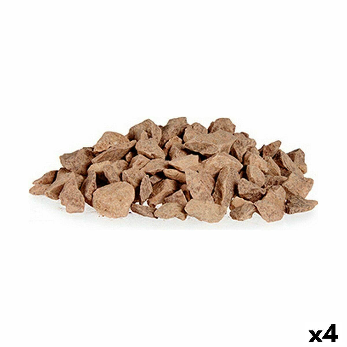 Piedras Decorativas Ibergarden 3KG-TIERRA Tierra 3 Kg (4 Unidades)