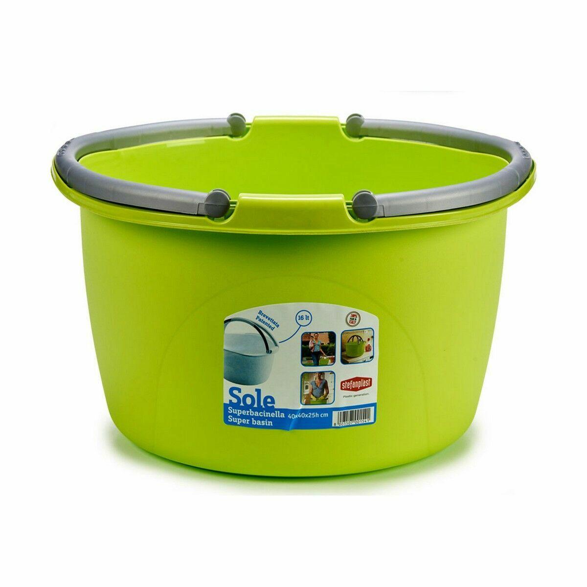 Cesto para la Ropa Stefanplast PR154O Plástico 16 L 39 x 22 x 39 cm Con asas (30 unidades)